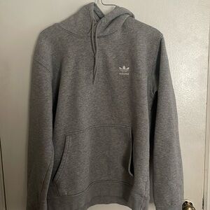 Gray adidas hoodie. Size Medium.